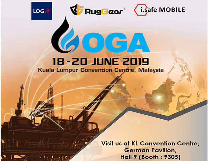 LOGIT teams up with RugGear at Oil & Gas Asia (OGA) 2019